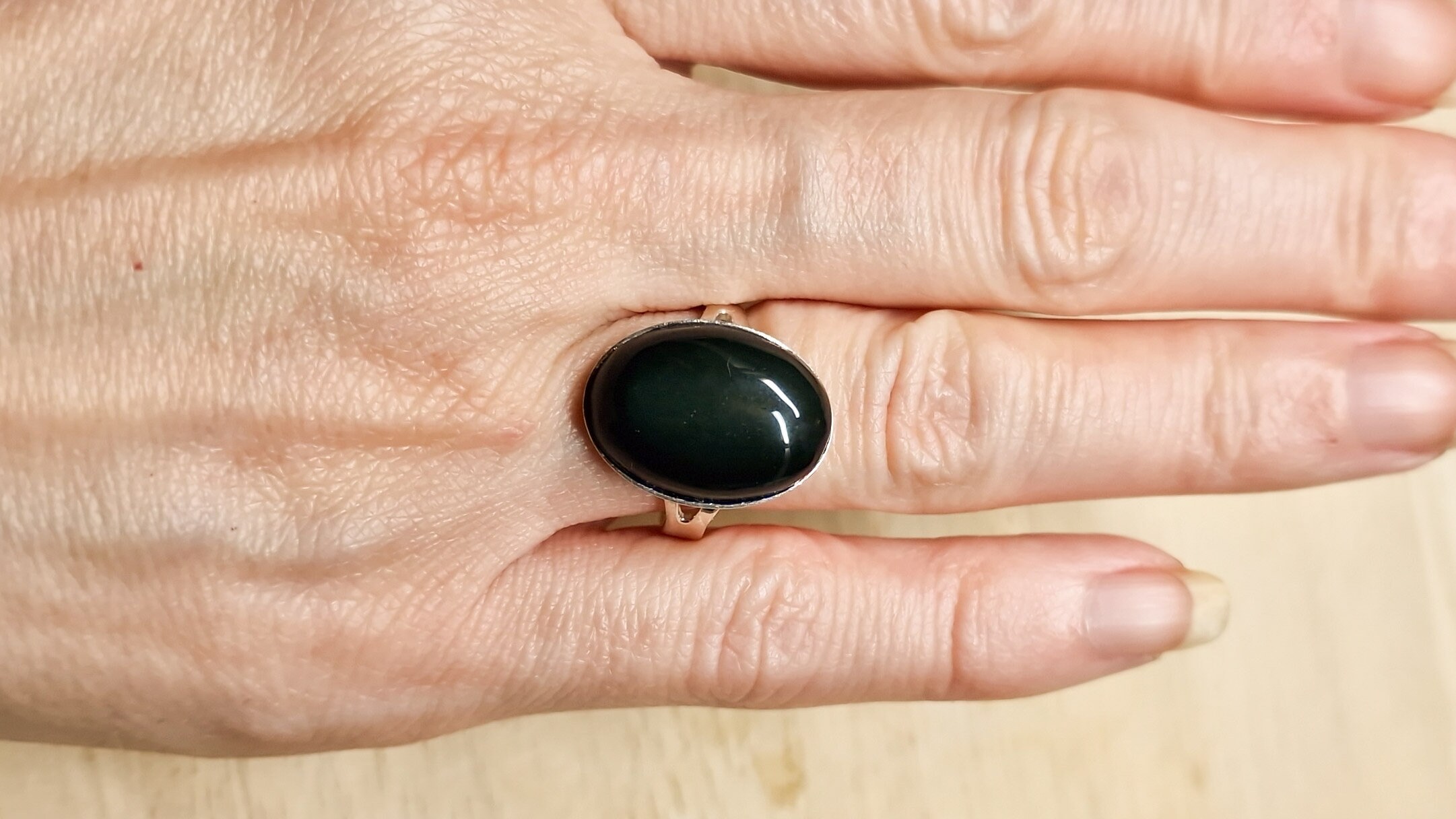 Rainbow Obsidian Adjustable Ring. 18x13mm Stone. 925 Sterling Silver Rings For Women. Reiki Jewelry Uk Rainbow Obsidian Adjustable Ring. 18x13mm Stone. 925 Sterling Silver Rings For Women. Reiki Jewelry Uk