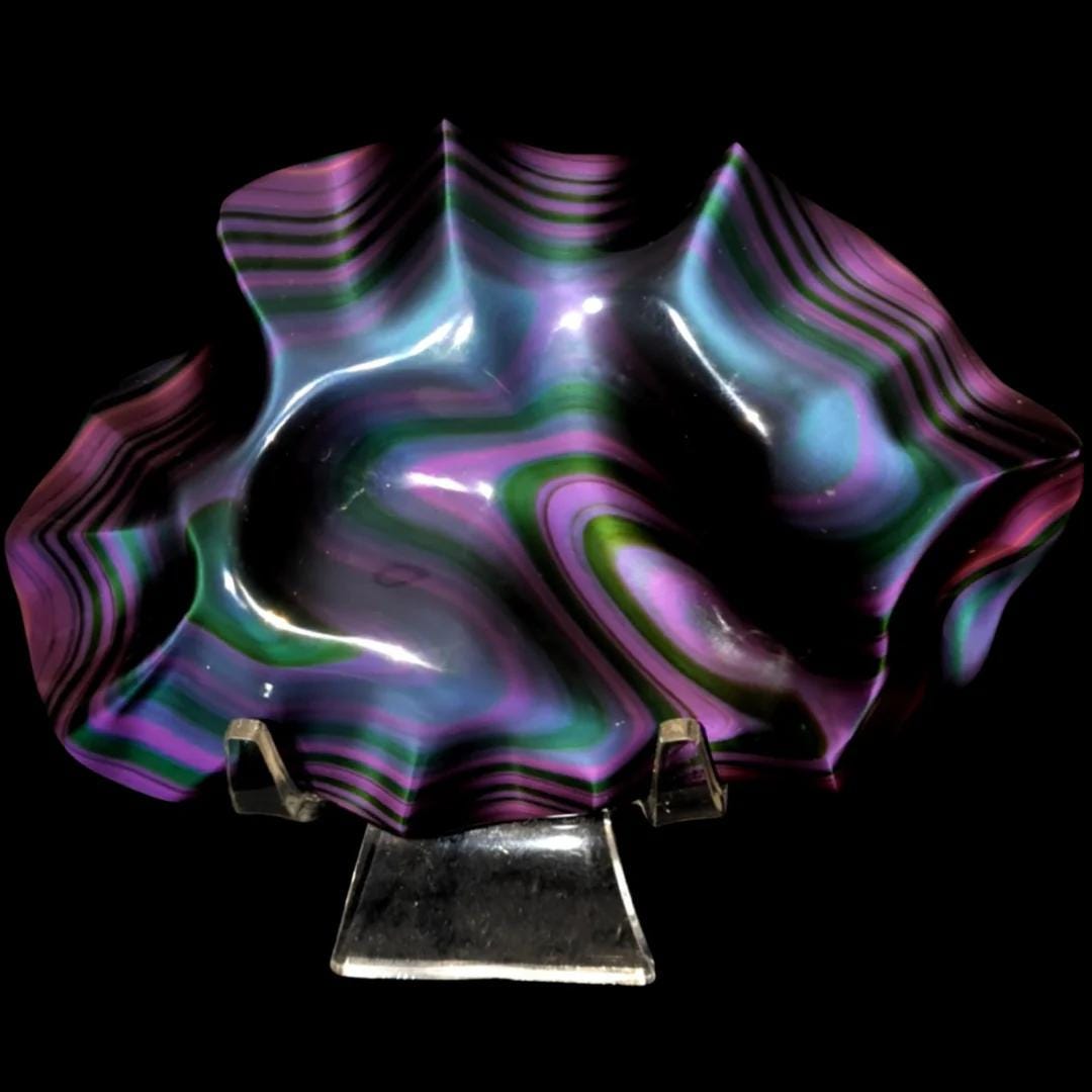Rainbow Obsidian Crystal Carving, Large 3.7 Lb Rare Museum Grade Natural Obsidian Sculpture, Purple Blue Green Rainbow Obsidian Freeform Rainbow Obsidian Crystal Carving, Large 3.7 Lb Rare Museum Grade Natural Obsidian Sculpture, Purple Blue Green Rainbow Obsidian Freeform