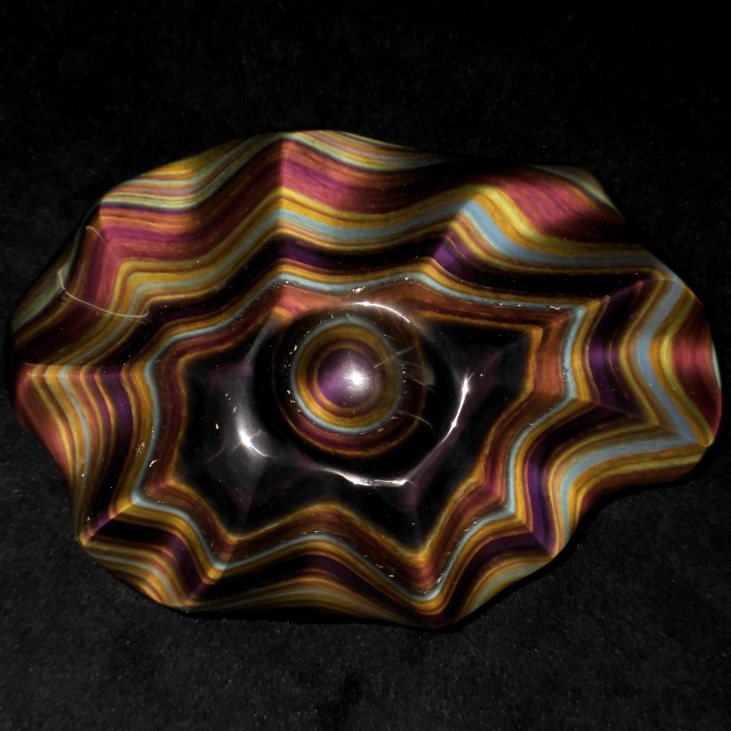 Rainbow Obsidian Freeform Crystal, Extra Large 3 Lb Mirror-polished Sheen Obsidian, Rare Purple Red Blue & Gold, Collector Obsidian Gemstone