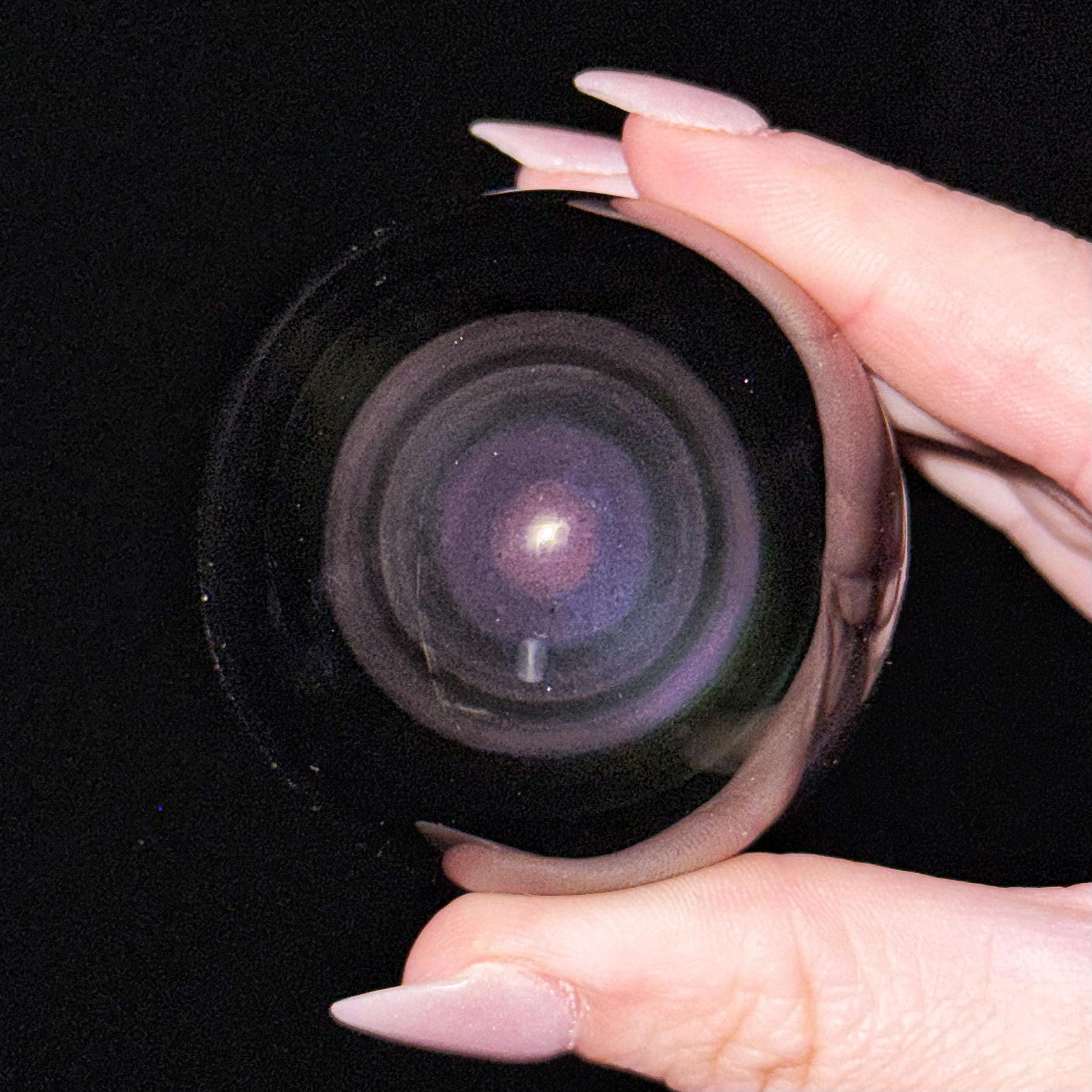 Rainbow Obsidian Sphere | 49mm | - #9 (polished Black Crystal Ball, Root Chakra, Healing Stone, Motivation) Rainbow Obsidian Sphere | 49mm | - #9 (polished Black Crystal Ball, Root Chakra, Healing Stone, Motivation)