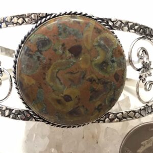 Rainforest Jasper Bangle or Arm Cuff