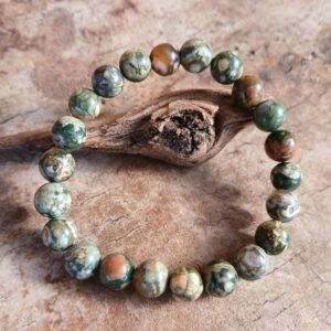 Rhyolite Bead Bracelet