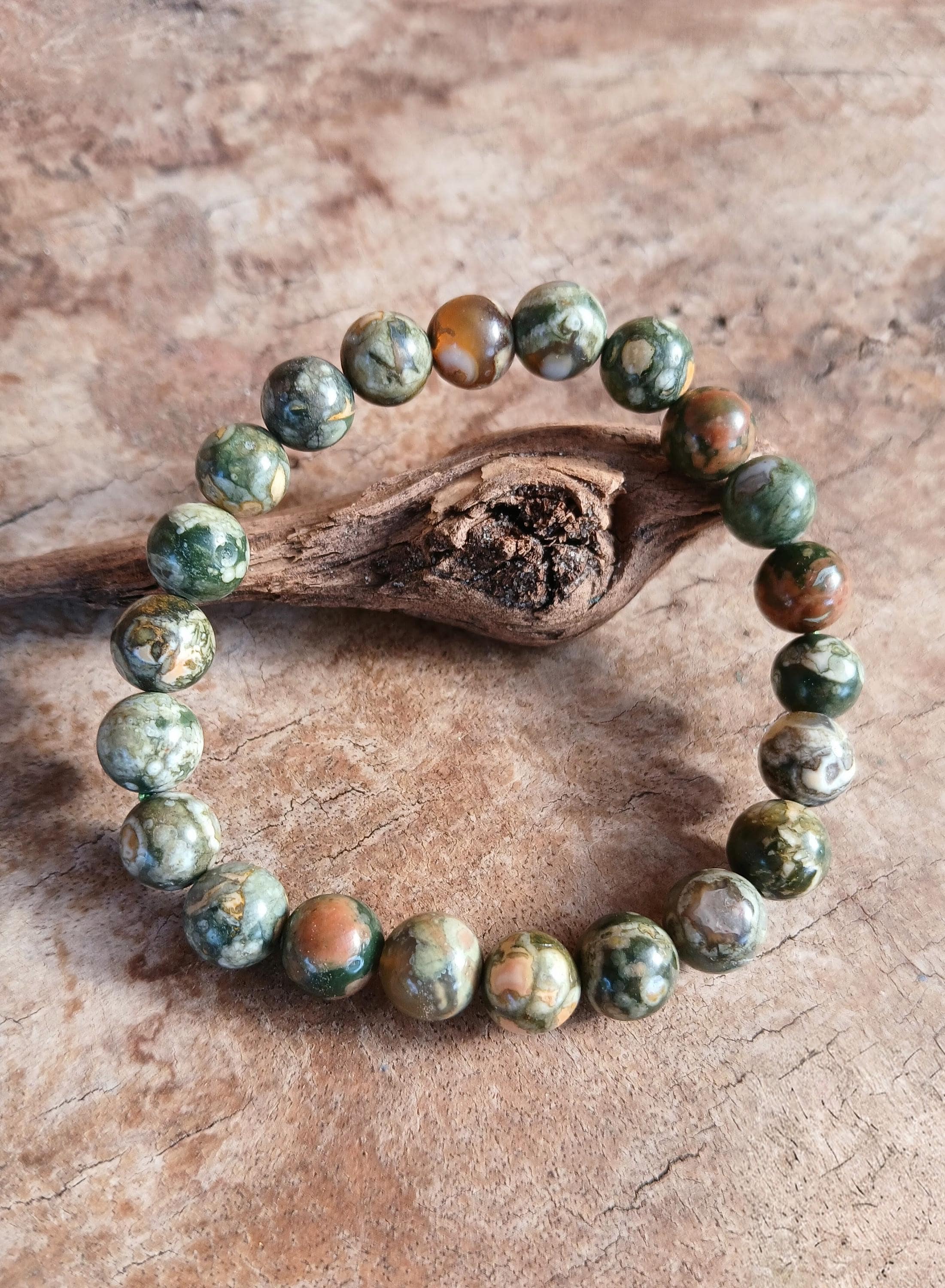 Rhyolite Bead Bracelet