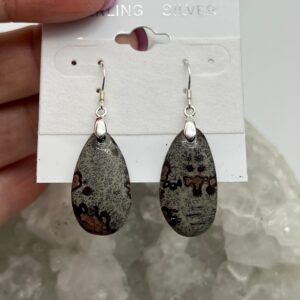 Sonoran Dendritic Rhyolite Earrings Sonoran Dendritic Rhyolite Earrings