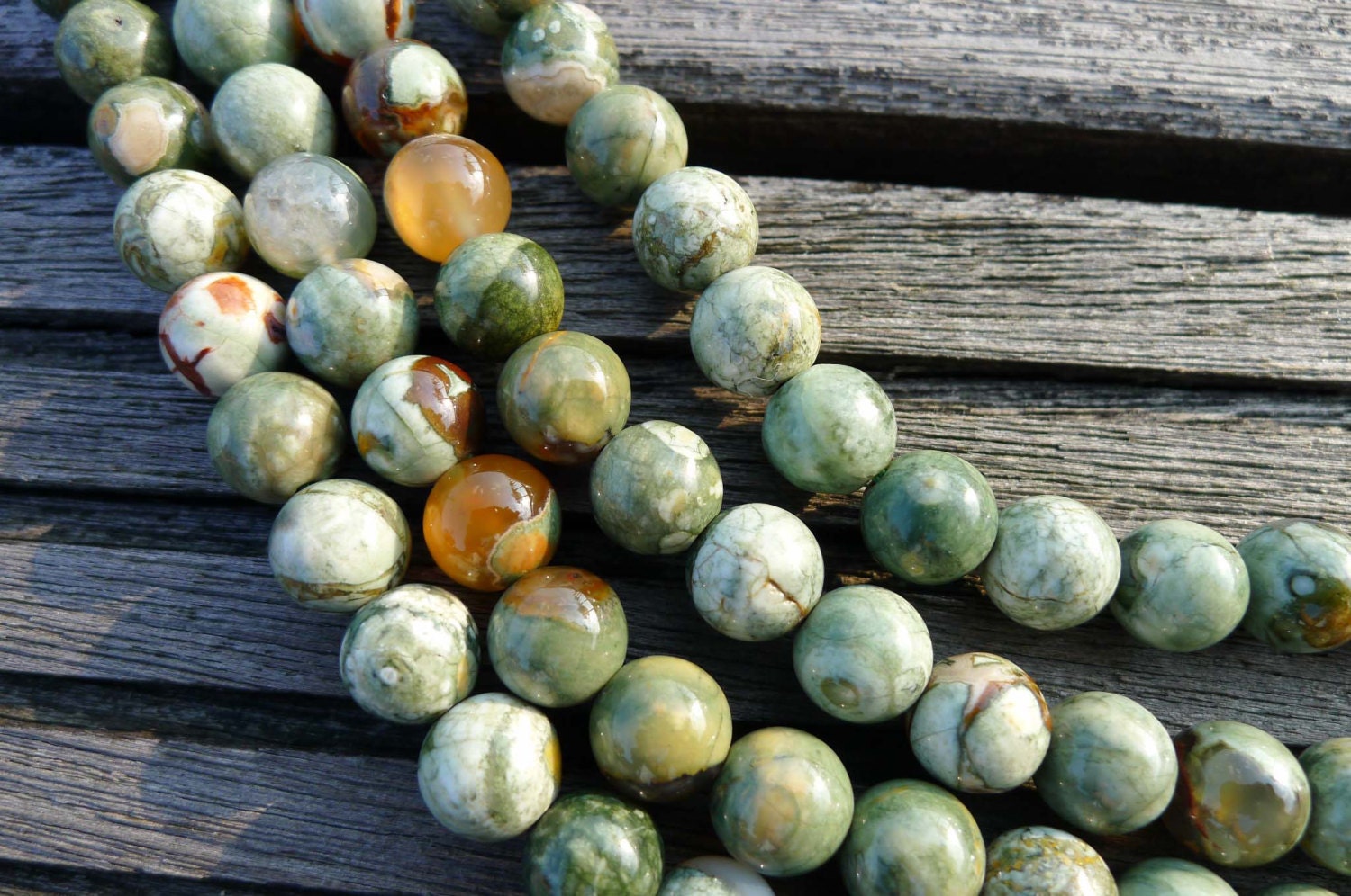 Rainforest Rhyolite Round Beads 7.5-8.5mm (etb00363) Unique Jewelry/vintage Jewelry/gemstone Necklace Rainforest Rhyolite Round Beads 7.5-8.5mm (etb00363) Unique Jewelry/vintage Jewelry/gemstone Necklace