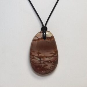 Apache Jasper Pendant Necklace, Free Shipping (22649), Mimbres Apache Jasper Necklace, Rhyolite Pendant, Pendantlady