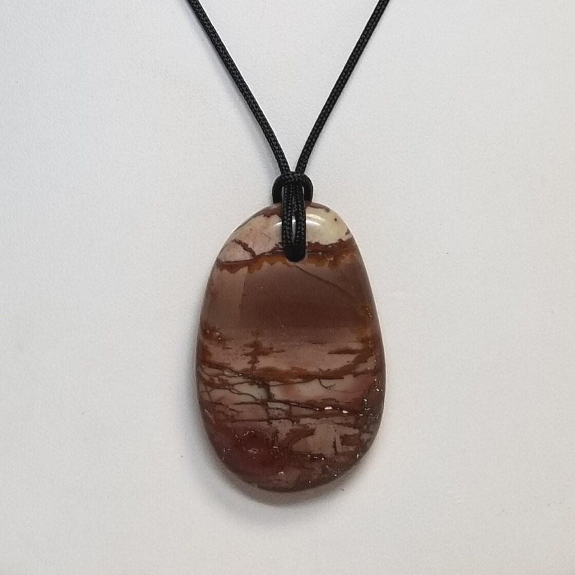 Apache Jasper Pendant Necklace, Free Shipping (22649), Mimbres Apache Jasper Necklace, Rhyolite Pendant, Pendantlady
