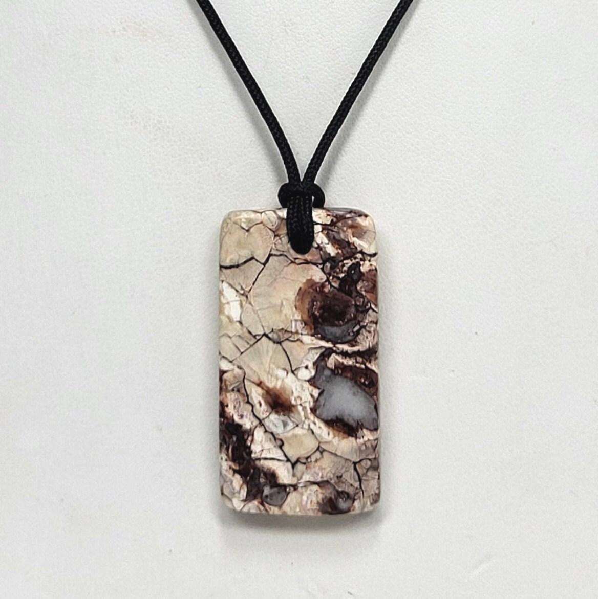 Birds Eye Rhyolite Pendant Necklace, Free Shipping (24198), Birdseye Rhyolite Necklace, Rhyolite Pendant, Pendantlady