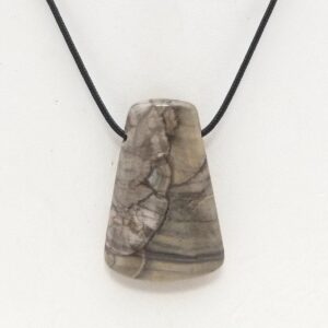 Mushroom Rhyolite Pendant Necklace, Free Shipping (20543), Mushroom Rhyolite Necklace, Rhyolite Pendant, Pendantlady