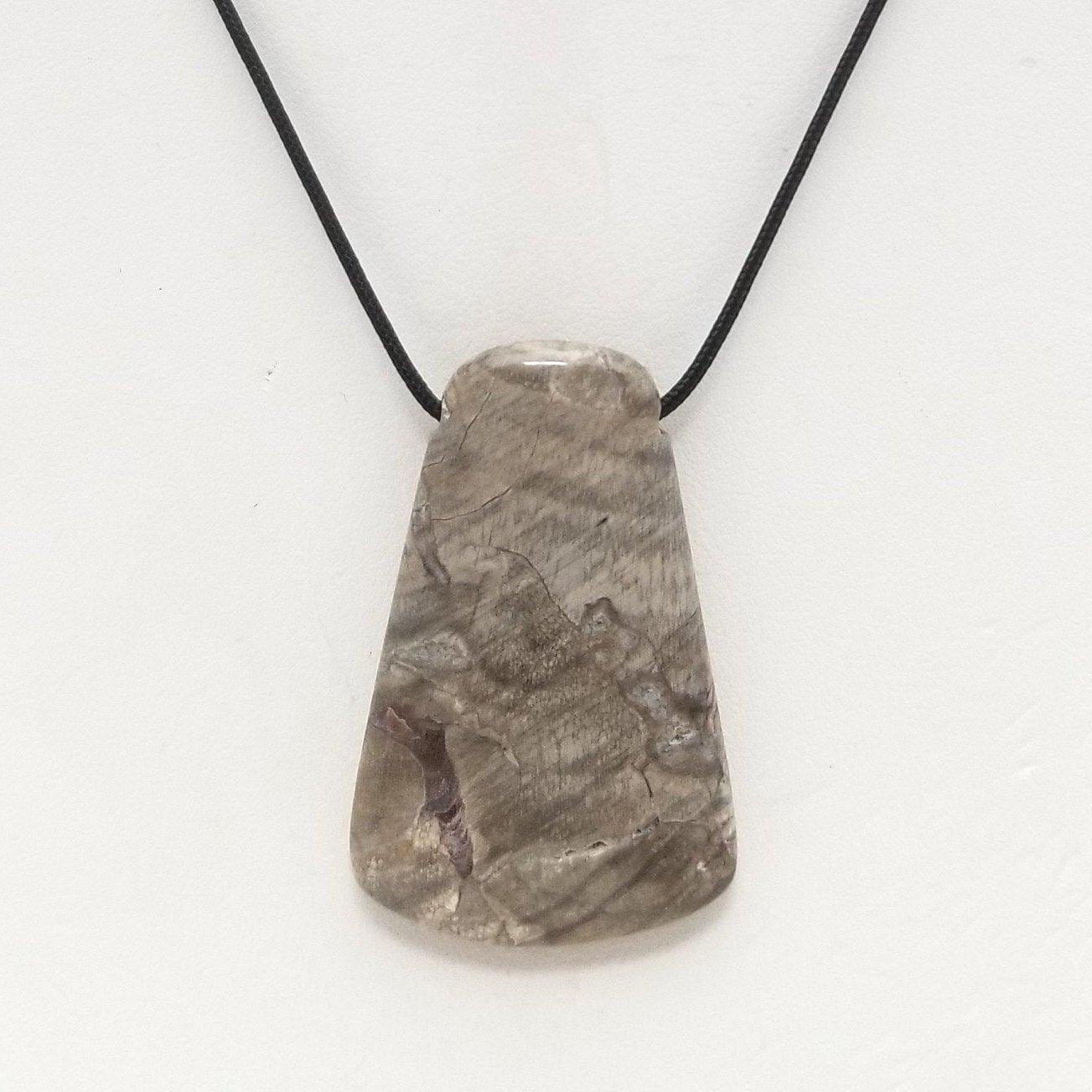 Mushroom Rhyolite Pendant Necklace, Free Shipping (20557), Mushroom Rhyolite Necklace, Rhyolite Pendant, Pendantlady