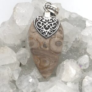 Mushroom Rhyolite Pendant