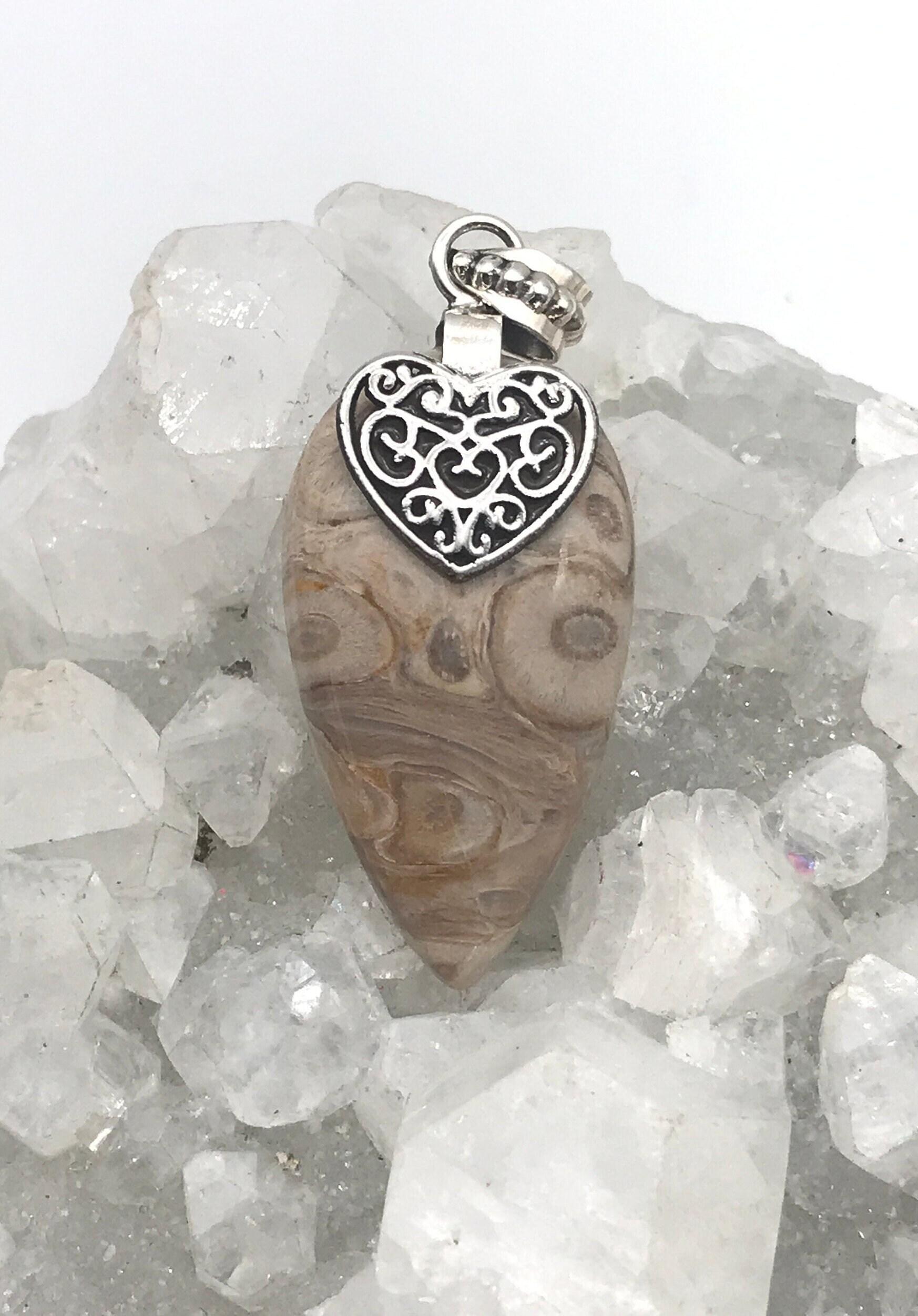 Mushroom Rhyolite Pendant