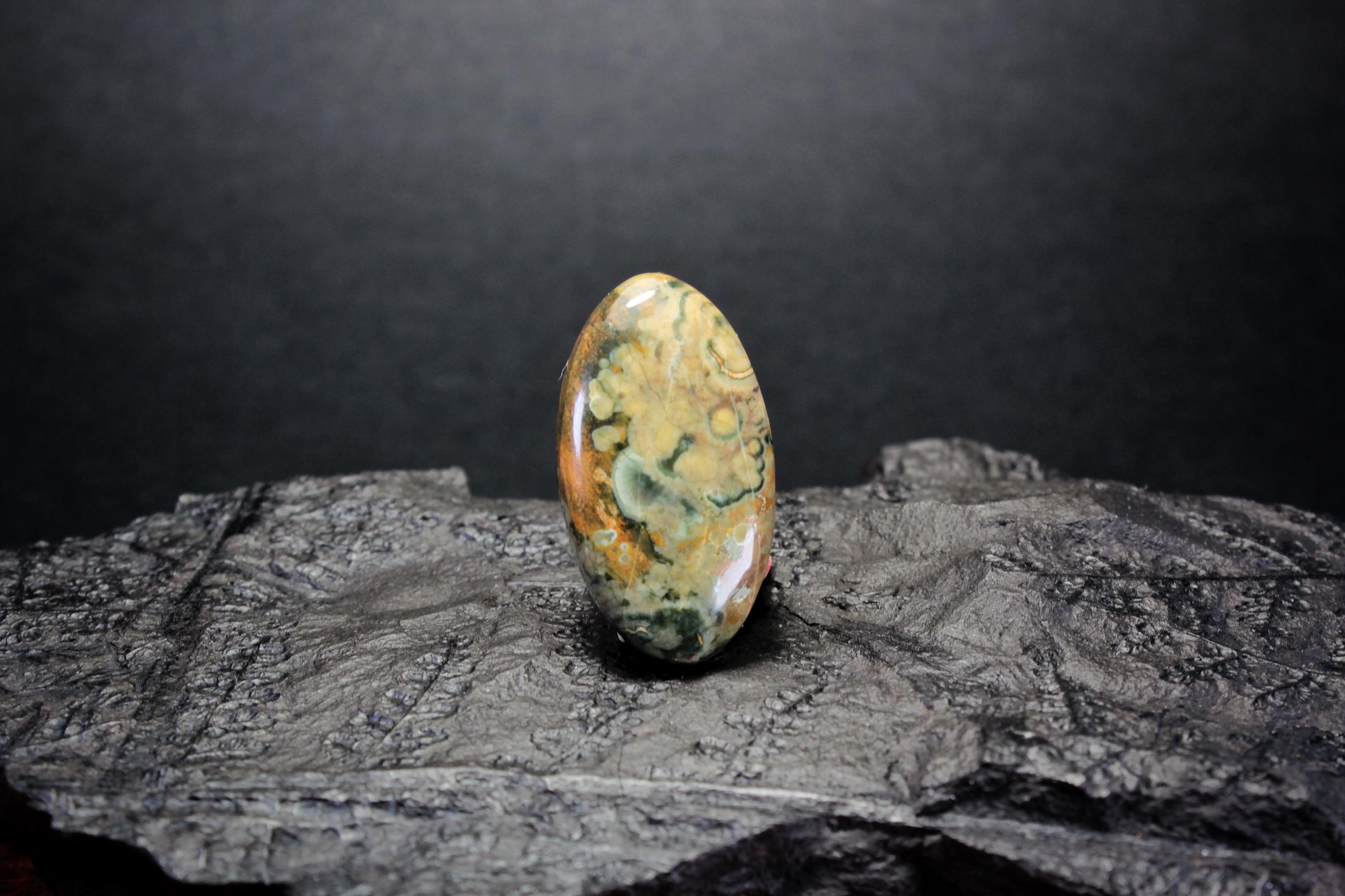 Rhyolite Cabochon Australia Rhyolite Stone Natural Gemstone Cabochon 32x18x6 Mm 28 Ct Rhyolite Loose Stone Jewelry Pendant Gemstone
