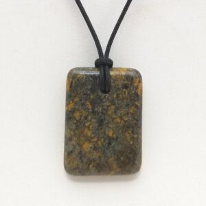 Rainforest Rhyolite Pendant Necklace, Free Shipping (20815), Rainforest Jasper Necklace, Rhyolite Pendant, Pendantlady