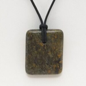 Rainforest Rhyolite Pendant Necklace, Free Shipping (21241), Rainforest Jasper Necklace, Rhyolite Pendant, Pendantlady