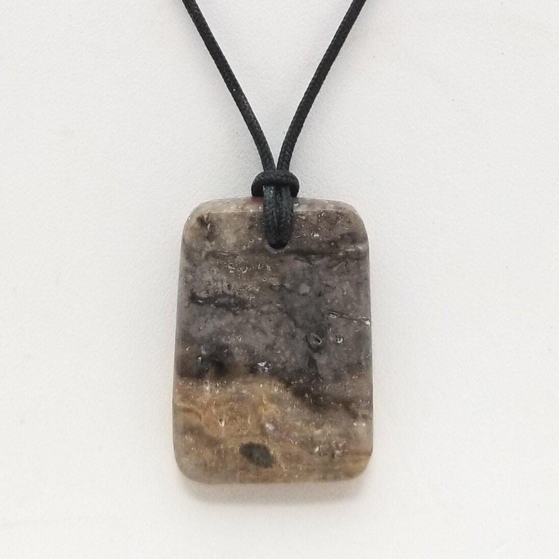 Rhyolite Pendant Necklace, Free Shipping (20963), Spherulitic Rhyolite Necklace, Rhyolite Pendant, Pendantlady