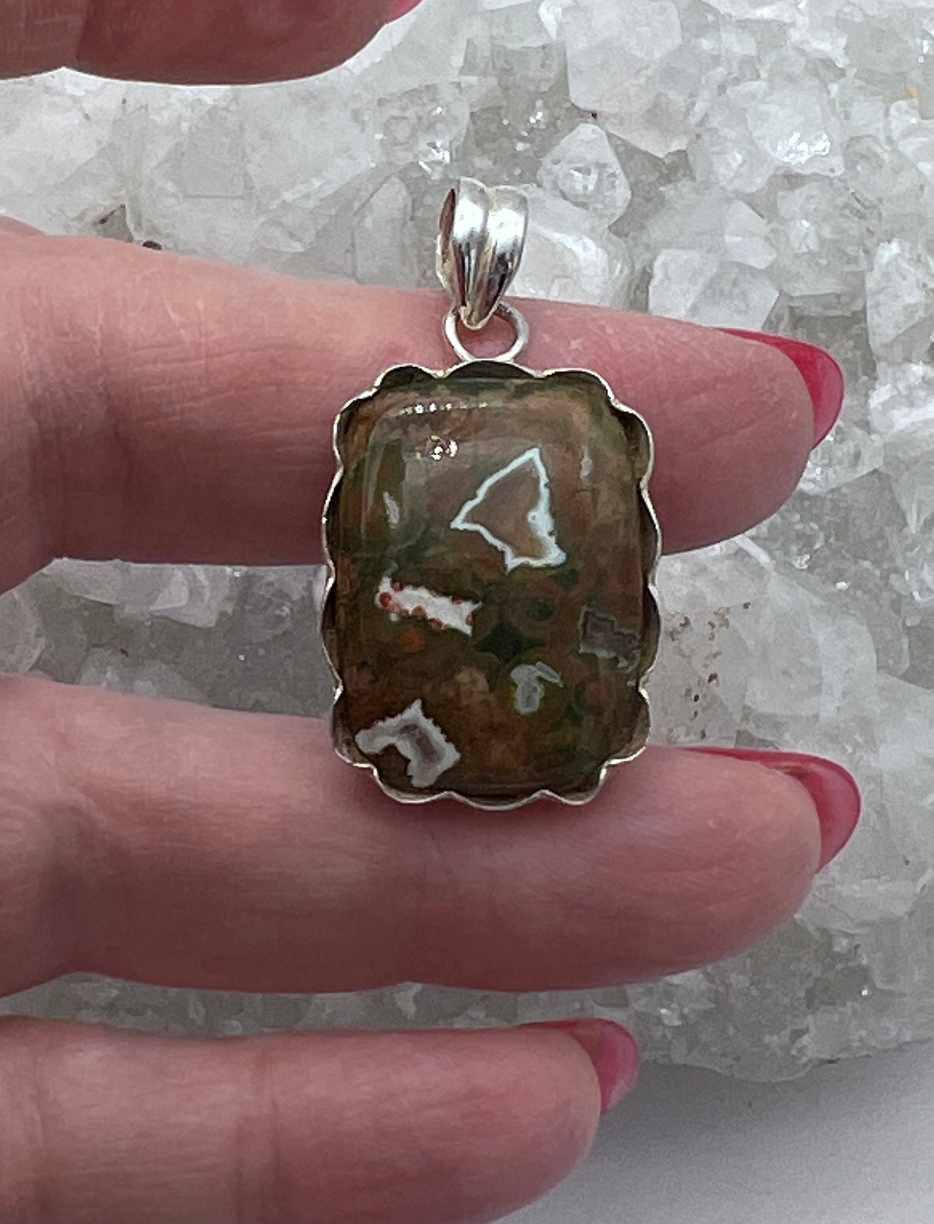 Rainforest Jasper Pendant