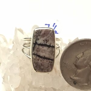 Sonoran Dendritic Rhyolite Ring, Size 7 1/2