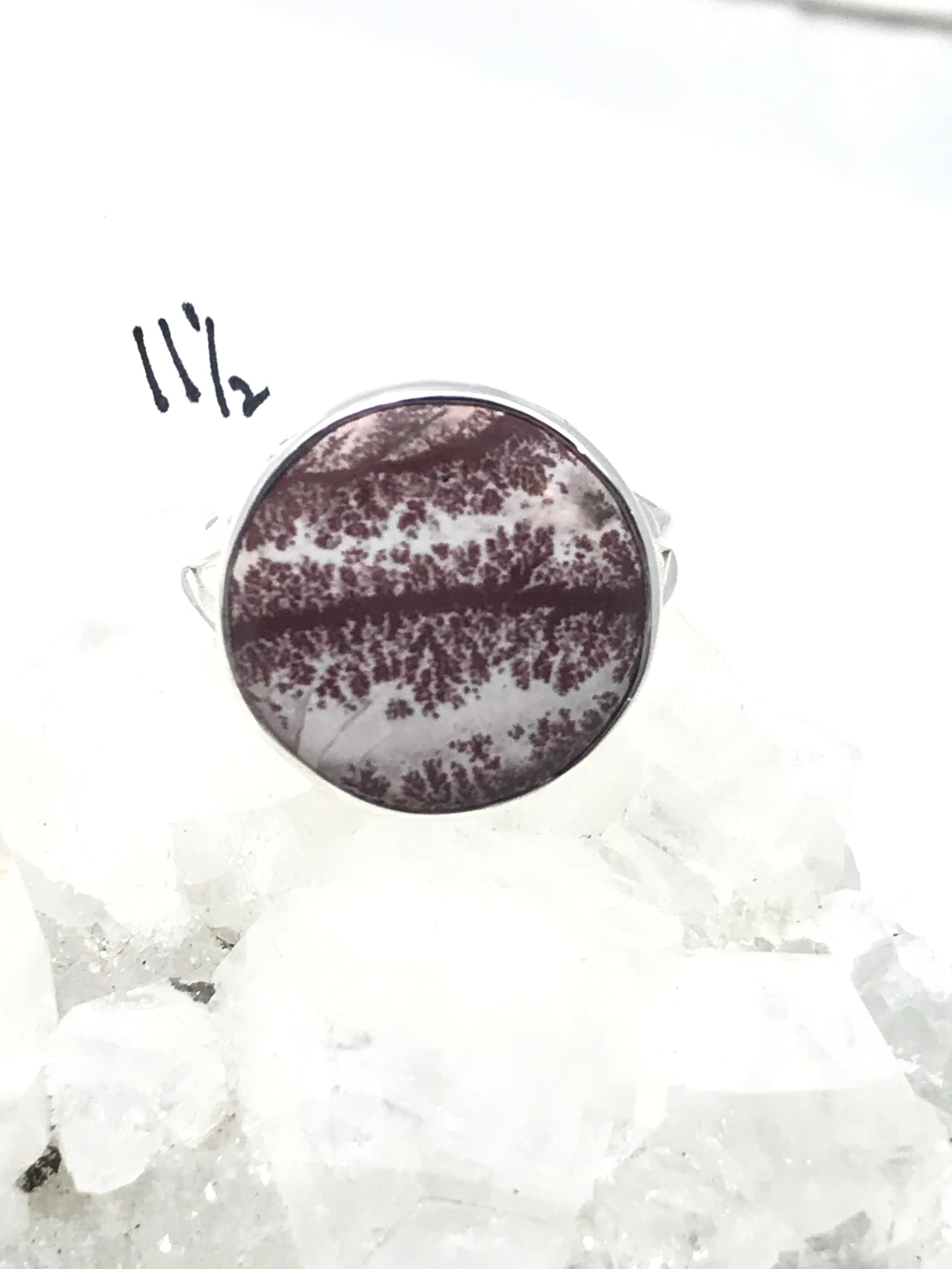 Sonoran Dendritic Rhyolite Ring,  Size 11 1/2