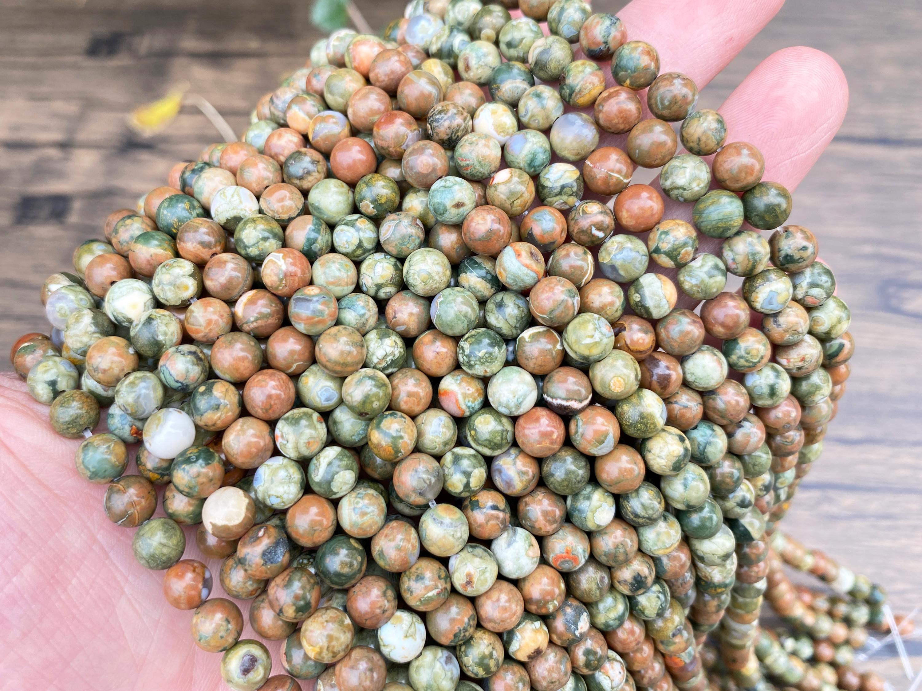 Full 15" Rainforest Jasper Genuine Natural Smooth Round For Jewelry Making Loose Gemstone Beads,2mm/3mm/4mm/6mm/8mm/10mm Semi Precious Beads Full 15" Rainforest Jasper Genuine Natural Smooth Round For Jewelry Making Loose Gemstone Beads,2mm/3mm/4mm/6mm/8mm/10mm Semi Precious Beads