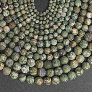 Matte Green Rhyolite Beads Genuine Natural Grade Aaa Gemstone Round Loose Beads 4mm 6mm 8mm 10mm Bulk Lot Options Matte Green Rhyolite Beads Genuine Natural Grade Aaa Gemstone Round Loose Beads 4mm 6mm 8mm 10mm Bulk Lot Options