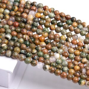 Natural Green Rhyolite Gemstone Grade Aa Round 4mm 6-7mm 8mm 10mm Loose Beads Natural Green Rhyolite Gemstone Grade Aa Round 4mm 6-7mm 8mm 10mm Loose Beads