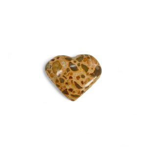 Leopard Skin Rhyolite Heart Shaped Crystal - Jasper Hearts