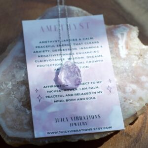Raw Amethyst Crystal Layering Necklace, Dainty Amethyst Necklace, Gift for her, Healing Necklace, Natural Amethyst Jewelry, Anniversary Gift