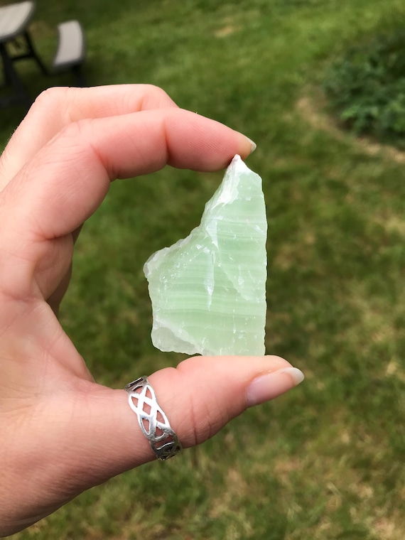 Raw Green Calcite #1882