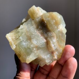 Raw Green Calcite Crystal Freeform | Chakra Healing Crystals | Rough Calcite Stones | Rocks and Minerals | Mexican Mineral Specimen