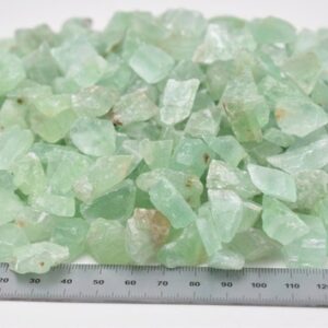 Raw Green Calcite Crystal // Natural Smooth Calcite Gemstone for Crystal Grids, Reiki, Jewelry and Wire Wrapping