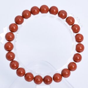 8mm Red Jasper Beads Bracelet Grade Aaa Genuine Natural Round Gemstone 7" Bulk Lot Options (106610h-2018)
