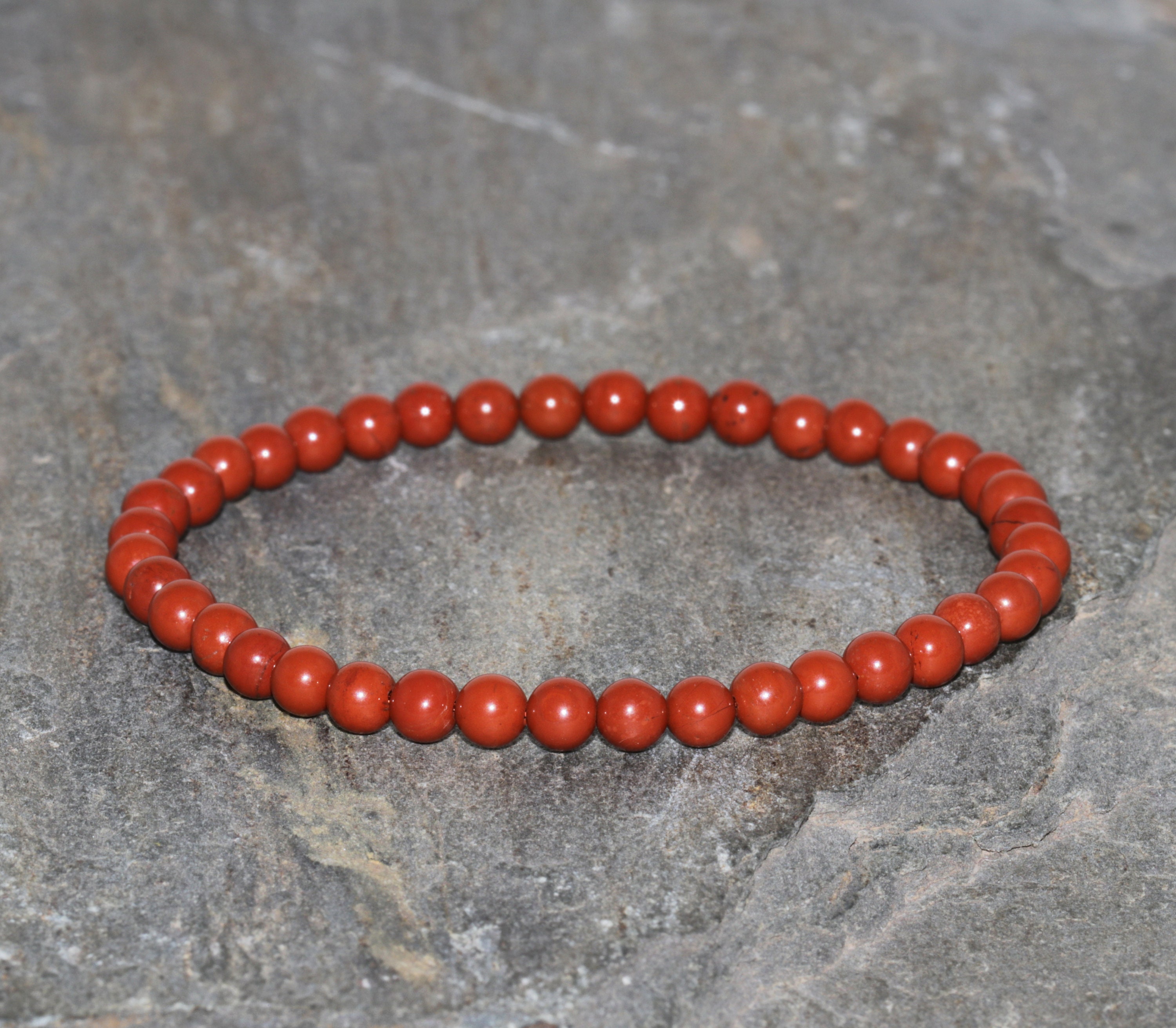 Red Jasper Beaded Bracelet 4mm Bead Gemstone Bracelet Stacking Bracelet Grade Aaa Wrist Mala Beads Protection Bracelet Unisex Bracelet Gift