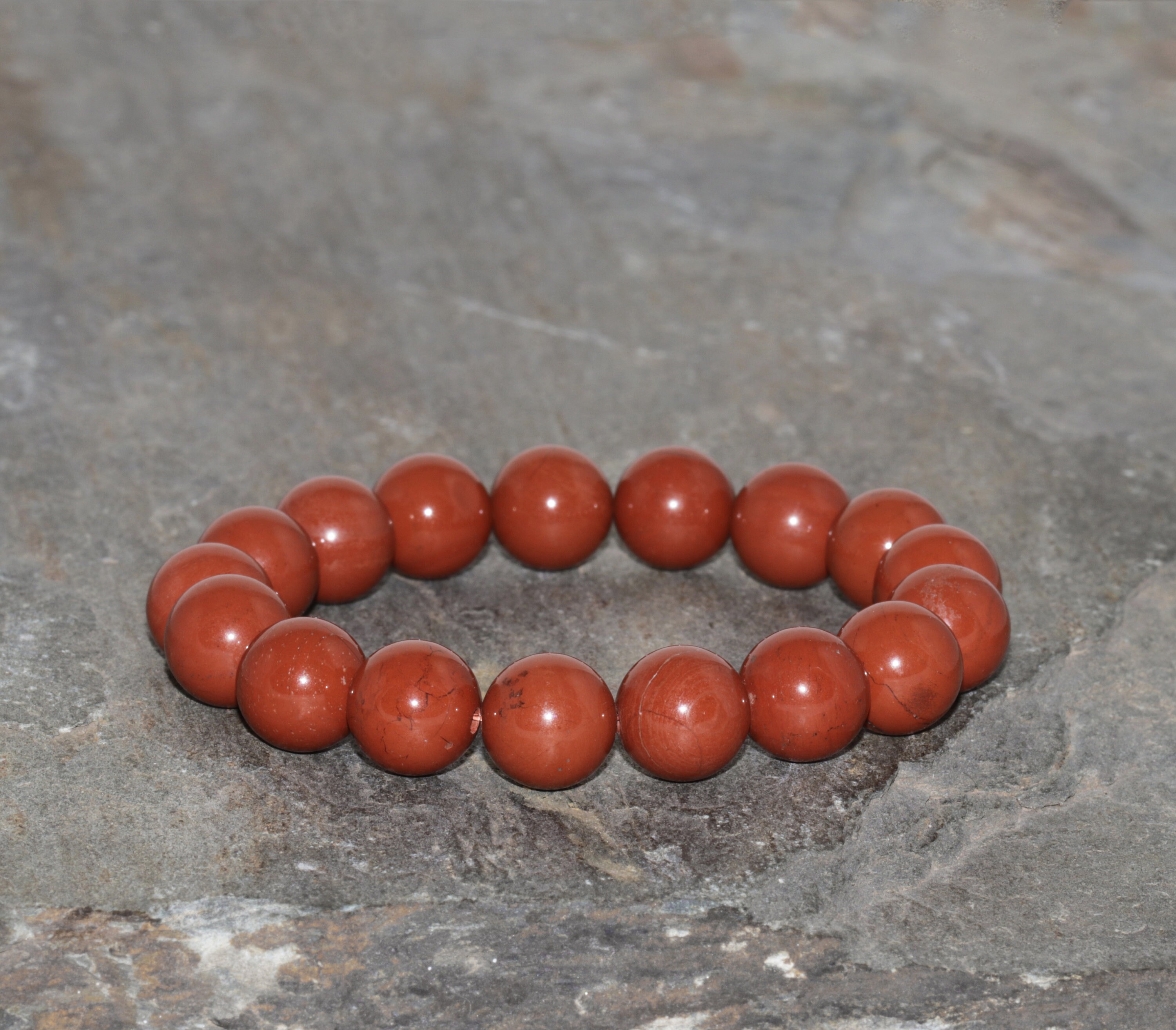 Handmade Red Jasper Beaded Bracelet: Unisex Gemstone Jewelry Handmade Red Jasper Beaded Bracelet: Unisex Gemstone Jewelry