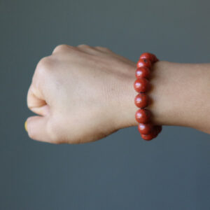 Red Jasper Bracelet Sun Fire Crystals