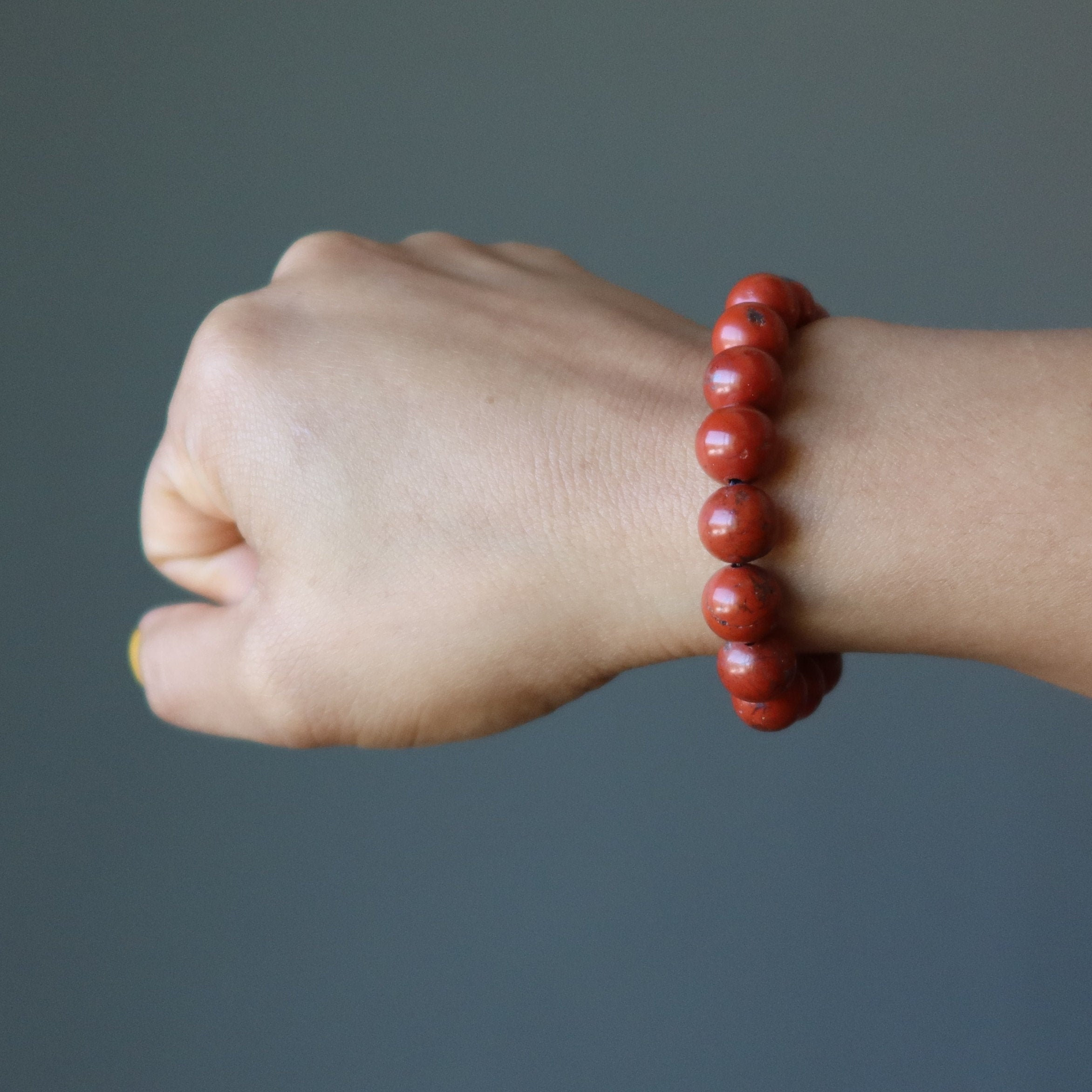 Red Jasper Bracelet Sun Fire Crystals