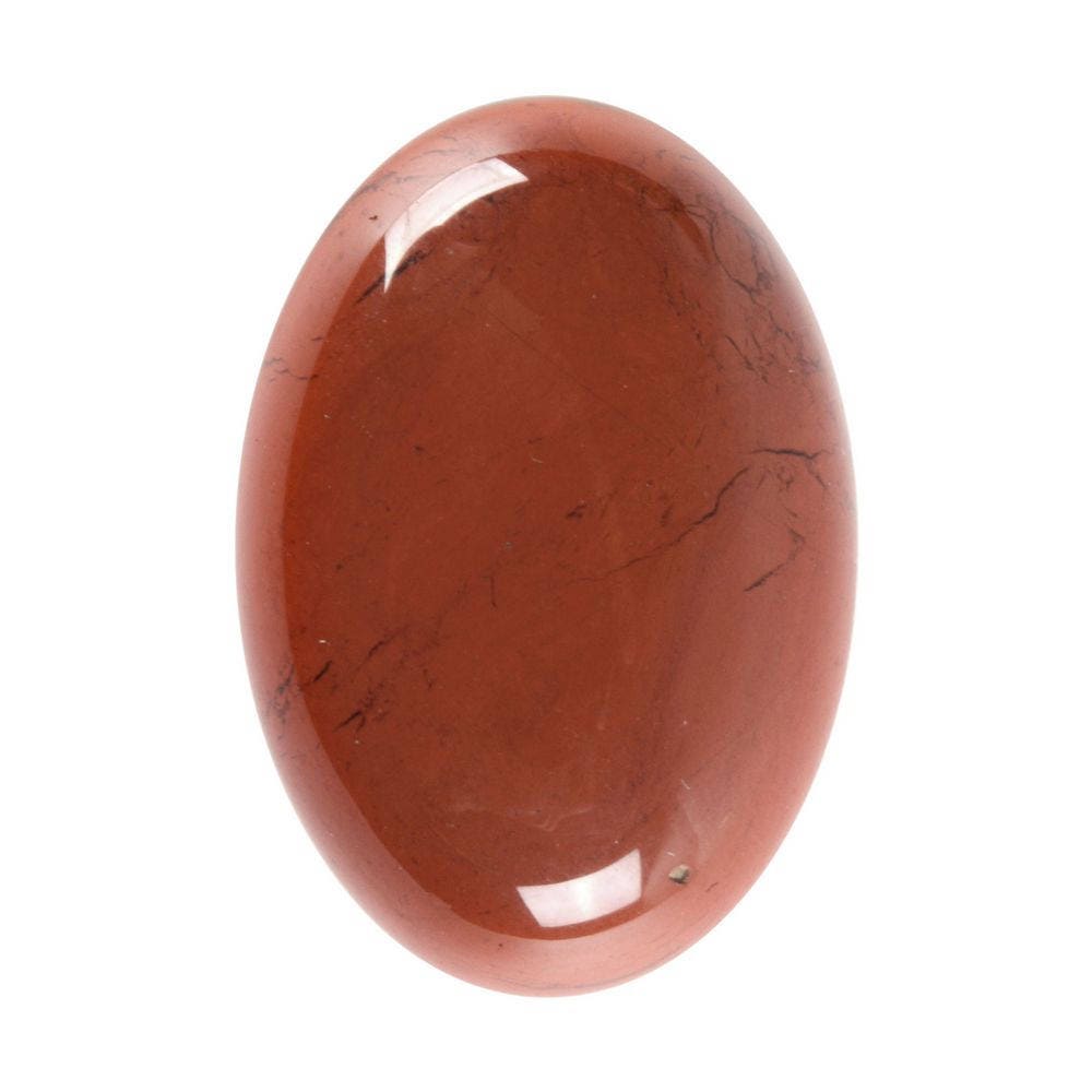 25mm Red Jasper Oval Flatback Cab Cabochon