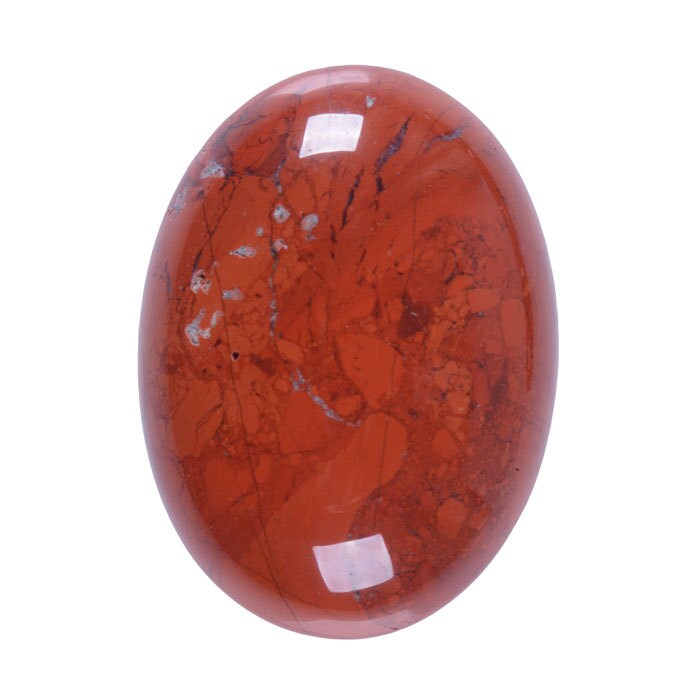 30mm Red Jasper Oval Flatback Cab Cabochon