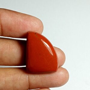 Red Jasper Cabochon: Loose Gemstone, 27Cts (27X18 MM)