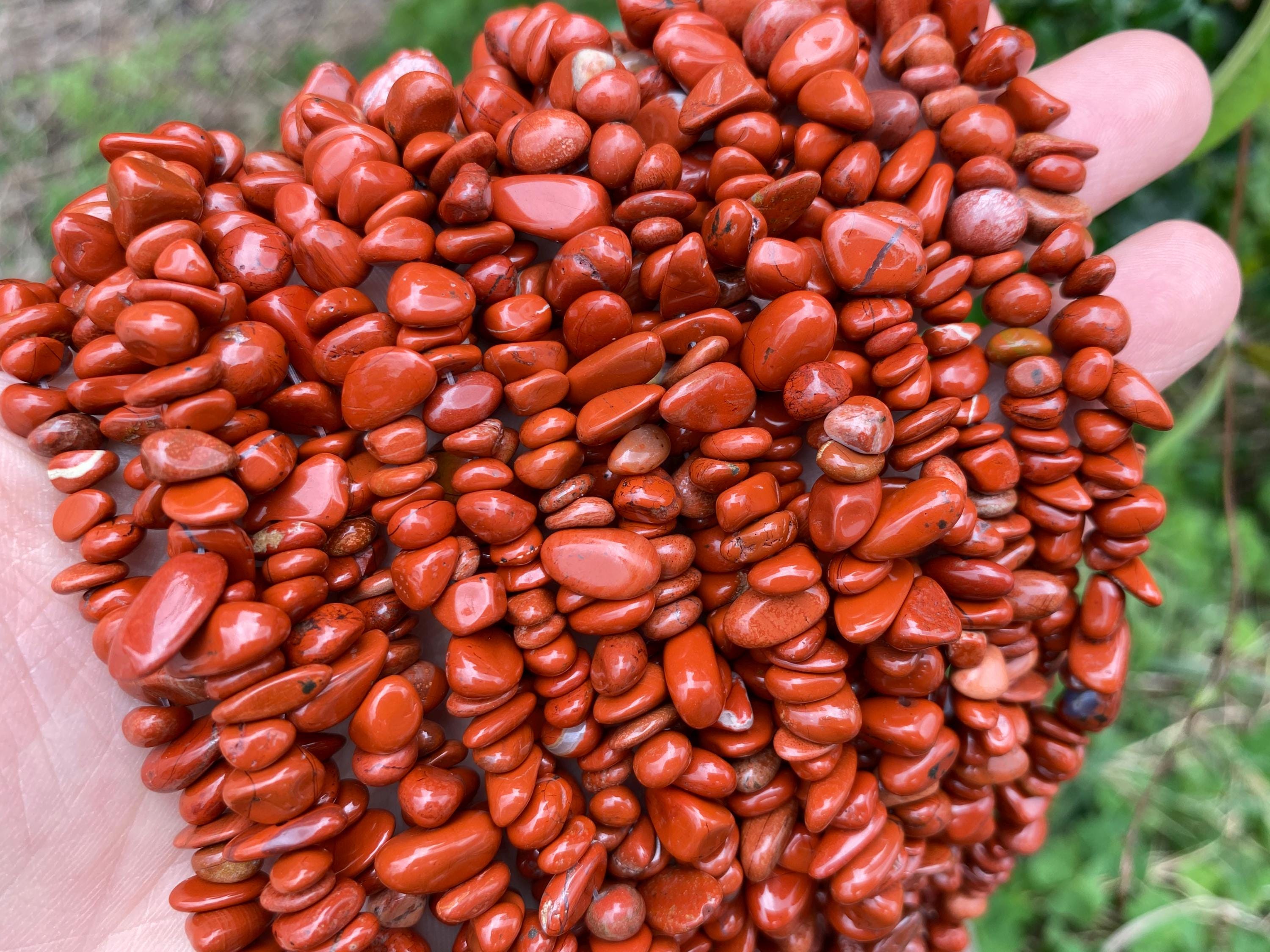 Full 32' Natural Red Jasper 5~10mm Size Chip Beads,bracelets/neckalce For Jewelry Making Beads,gemstone Freeform Chip Nugget Beads.