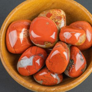 Natural Red Jasper Nuggets- 100 grams-3.5 ounces - .5 inch-1.5 inch Size- Roughly 15 pcs per bag