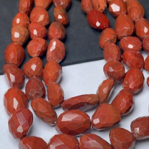New Brand- Natural Red Jasper | 15-20 mm Faceted Nuggets Shape | 16 Inches Strands |Wholesale Jaipur Gemstone New Brand- Natural Red Jasper | 15-20 mm Faceted Nuggets Shape | 16 Inches Strands |Wholesale Jaipur Gemstone
