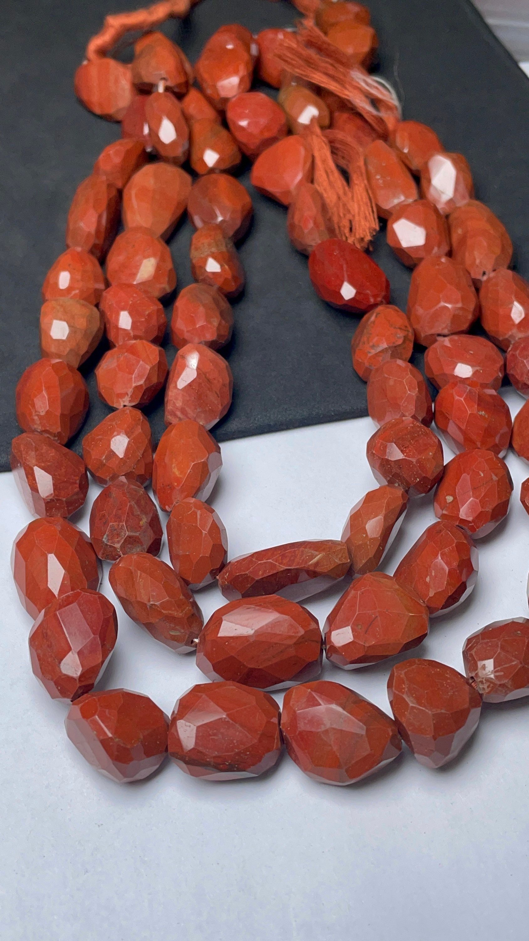 New Brand- Natural Red Jasper | 15-20 Mm Faceted Nuggets Shape | 16 Inches Strands |wholesale Jaipur Gemstone New Brand- Natural Red Jasper | 15-20 Mm Faceted Nuggets Shape | 16 Inches Strands |wholesale Jaipur Gemstone