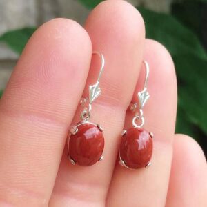 Red Jasper Earrings Medieval Norse Saga Gemstone Red Jasper Cabochon 19th Century Gem Antique Gemstone Nubian Jasper Viking Gemstone #27804 Red Jasper Earrings Medieval Norse Saga Gemstone Red Jasper Cabochon 19th Century Gem Antique Gemstone Nubian Jasper Viking Gemstone #27804