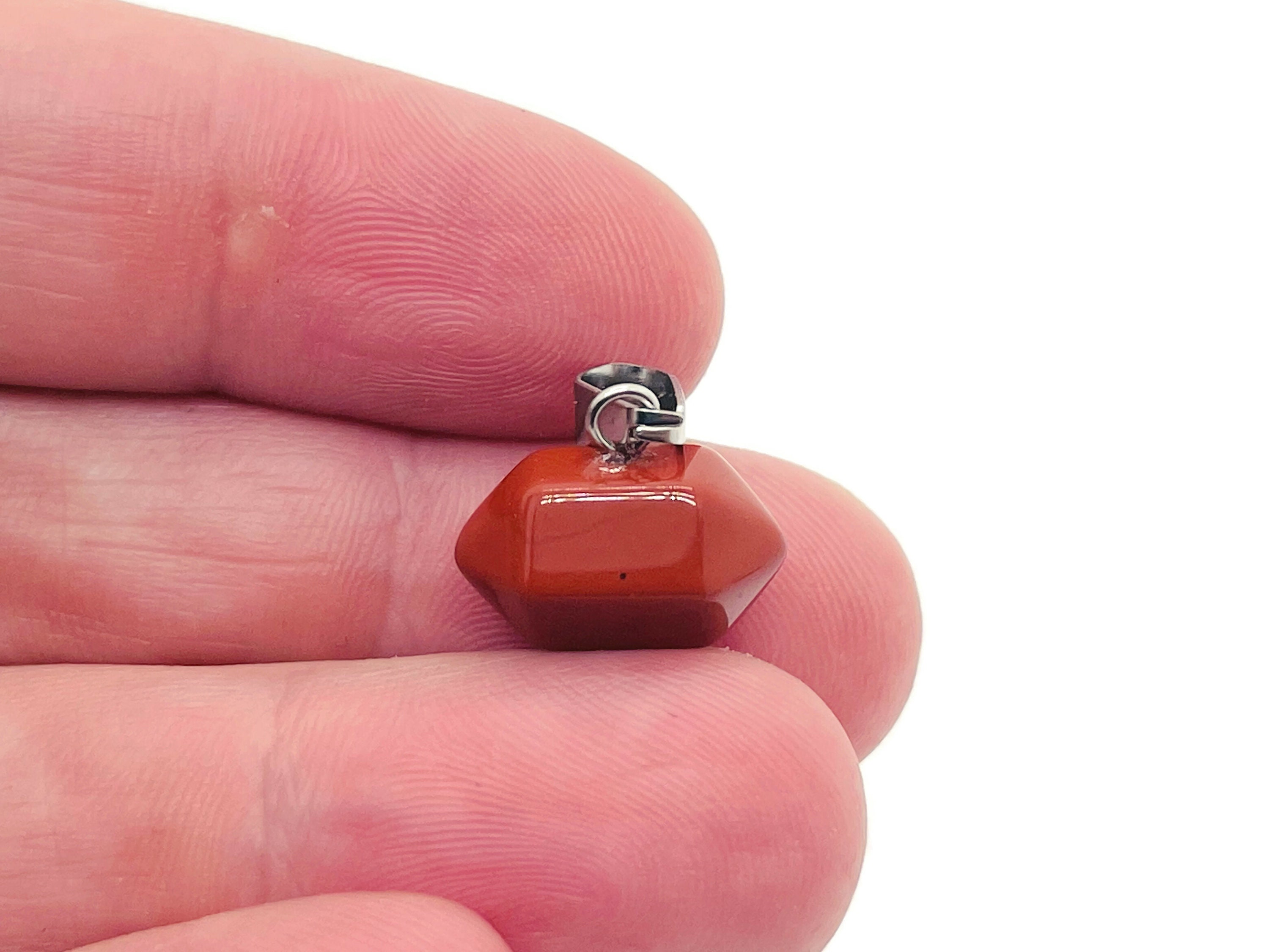 Red Jasper Point Pendant - Crystal Pendant – Crystal Earring - Heling Gemstone - Jewelry Making Supplies - Nc1131 Red Jasper Point Pendant - Crystal Pendant – Crystal Earring - Heling Gemstone - Jewelry Making Supplies - Nc1131