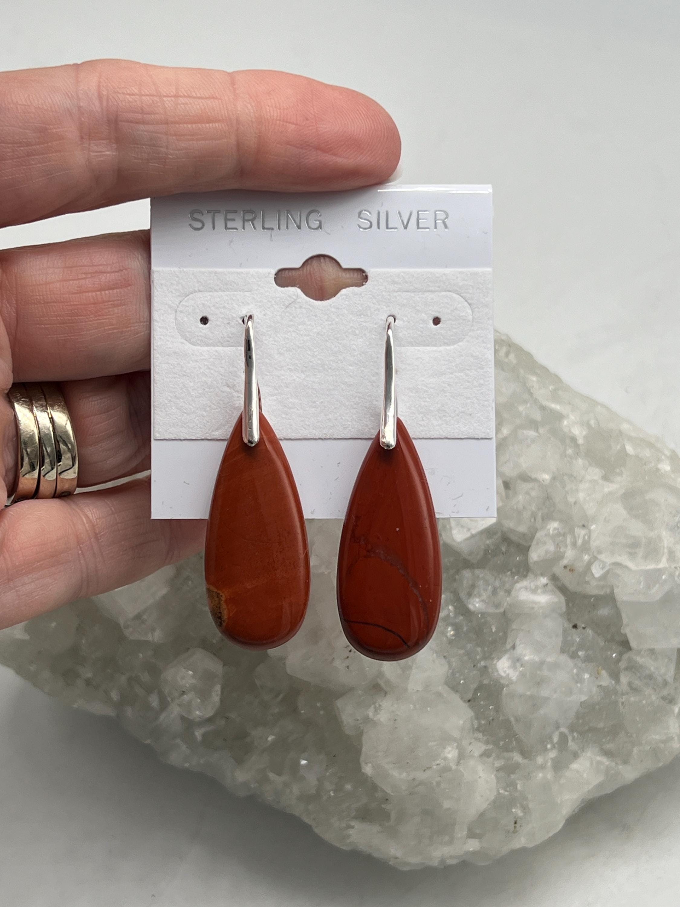 Red Jasper Earrings