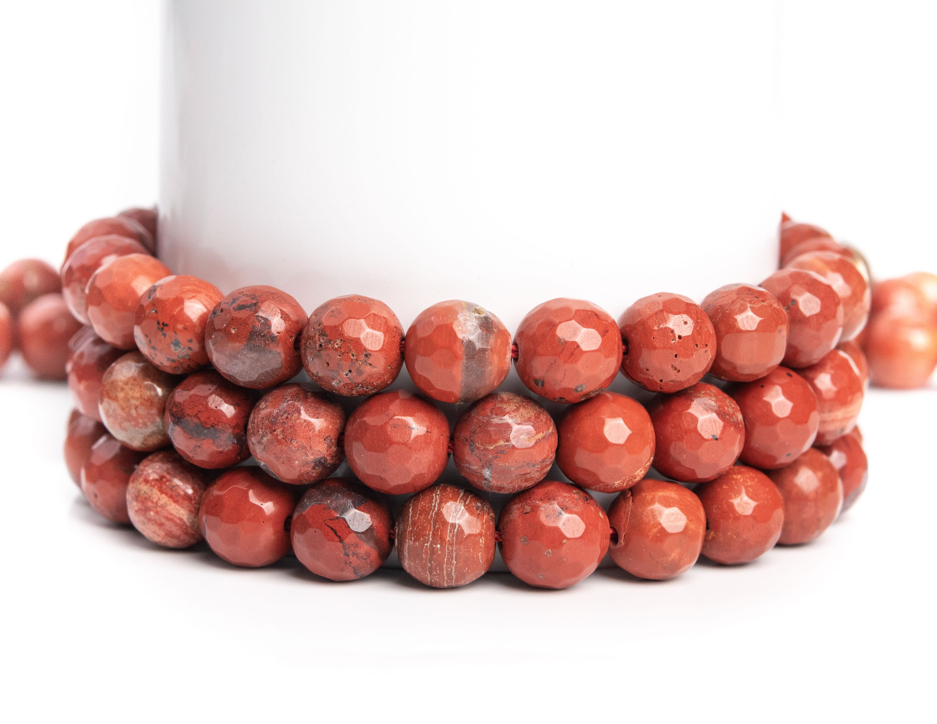 Natural Red Jasper Gemstone Grade Aa Micro Faceted Round 6mm 8mm Loose Beads Natural Red Jasper Gemstone Grade Aa Micro Faceted Round 6mm 8mm Loose Beads
