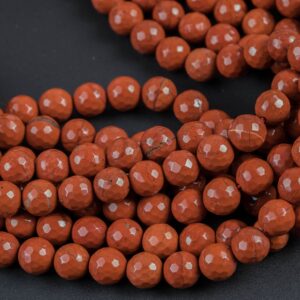 Natural Red Jasper, High Quality In Faceted Round, -full Strand 15.5 Inch Strand, 4mm, 6mm, 8mm, 12mm, Or 14mm Beads Gemstone Beads Natural Red Jasper, High Quality In Faceted Round, -full Strand 15.5 Inch Strand, 4mm, 6mm, 8mm, 12mm, Or 14mm Beads Gemstone Beads