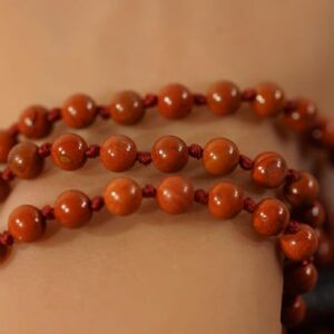 Red Jasper Aaa Mala • Necklace • 108+guru • 6mm • Carried Courage • Steady Heartbeat Mala • Fine Bead Red Jasper • Grounding Mala • 3643 Red Jasper Aaa Mala • Necklace • 108+guru • 6mm • Carried Courage • Steady Heartbeat Mala • Fine Bead Red Jasper • Grounding Mala • 3643