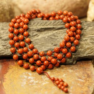 Red Jasper Mala • Knotted Mala • Red Jasper Necklace • Red Jasper Prayer Beads • Red Jasper Beaded Necklace • 2663 Red Jasper Mala • Knotted Mala • Red Jasper Necklace • Red Jasper Prayer Beads • Red Jasper Beaded Necklace • 2663